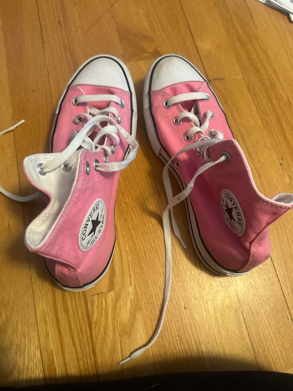 Converse women’s Pink High-Top Canvas Sneakers